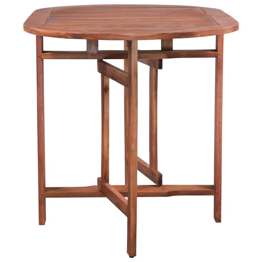Table de jardin | Table d'extérieur 120x70x74 cm Bois d'acacia massif - Image 4
