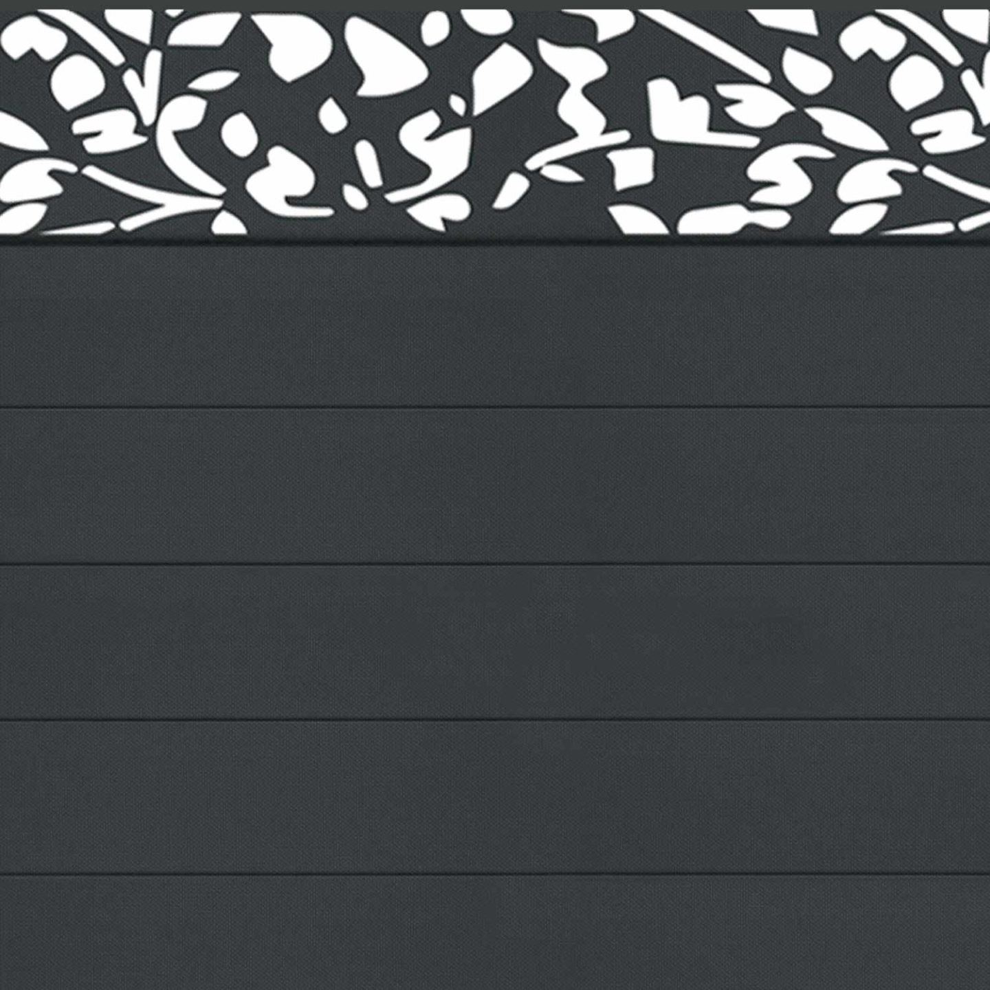 Brise vue occultant 1,5 x 10 M effet lames de clôture motifs FLOWER 160 gr/m² - Image 4