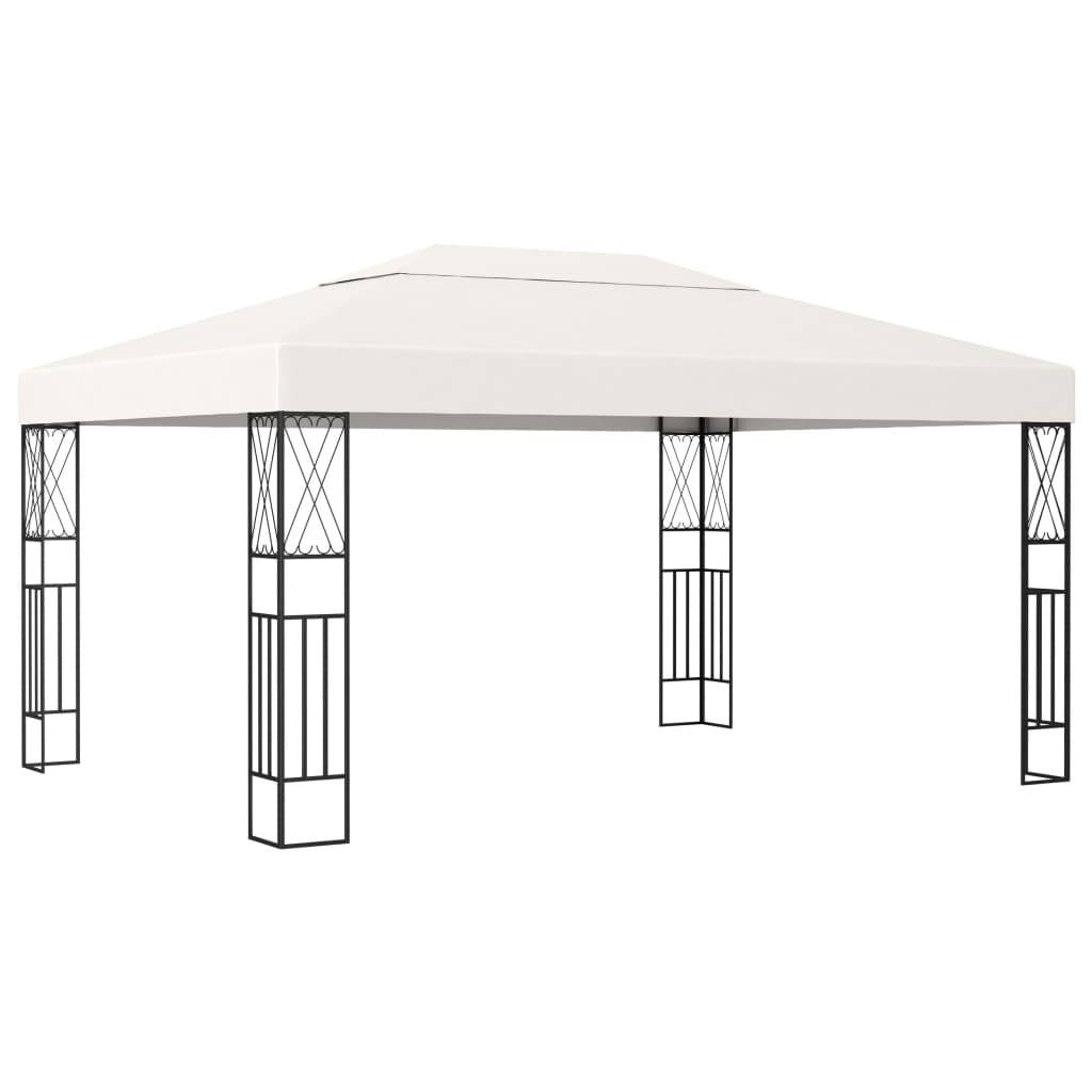 Vidaxl - Tonnelle 3x4 m Crème Tissu vidaXL 48007