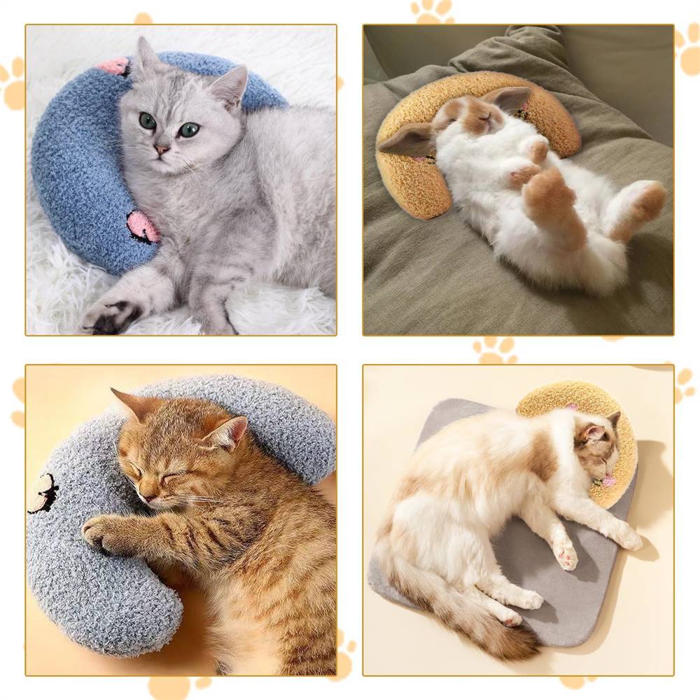 Tapis auto-chauffant en peluche pour chat, pliable, dimensions 60x50 cm Lytech - Image 3