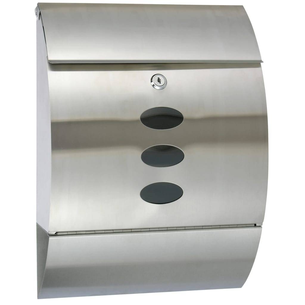 Boîte aux lettres Argent 30 X 12 cm - Prolenta Premium - Image 1