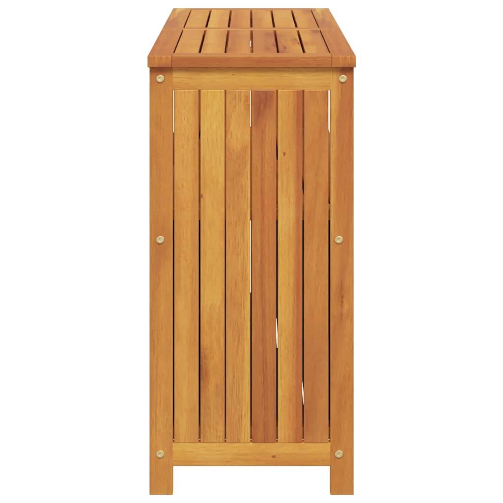 Table console de jardin bois massif d'acacia 110 x 35 x 75 cm - PANGIVO - Image 7
