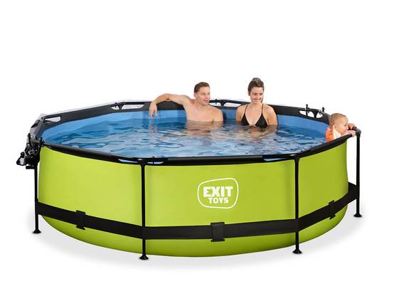 Exit Toys - Piscine tubulaire Lime ronde 3,00 x 0,76 m avec dôme - Exit Toys - Image 7