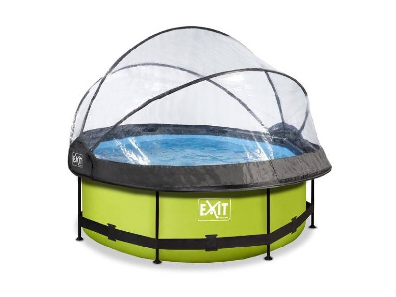 Exit Toys - Piscine tubulaire Lime ronde 3,00 x 0,76 m avec dôme - Exit Toys - Image 3