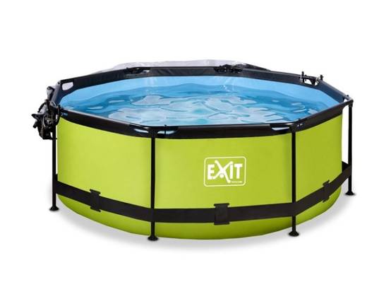 Exit Toys - Piscine tubulaire Lime ronde 3,00 x 0,76 m avec dôme - Exit Toys - Image 6