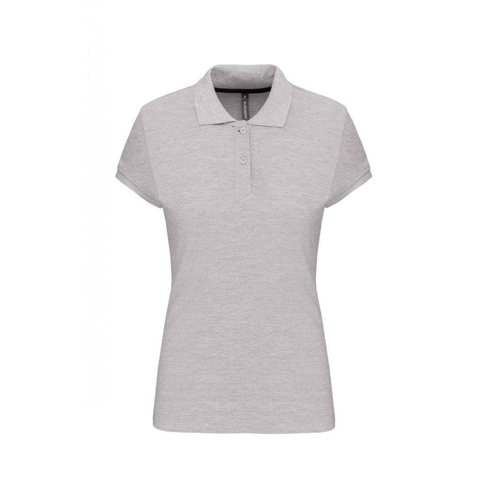 Polo de travail femme Kariban 100% coton Gris XL - Image 1