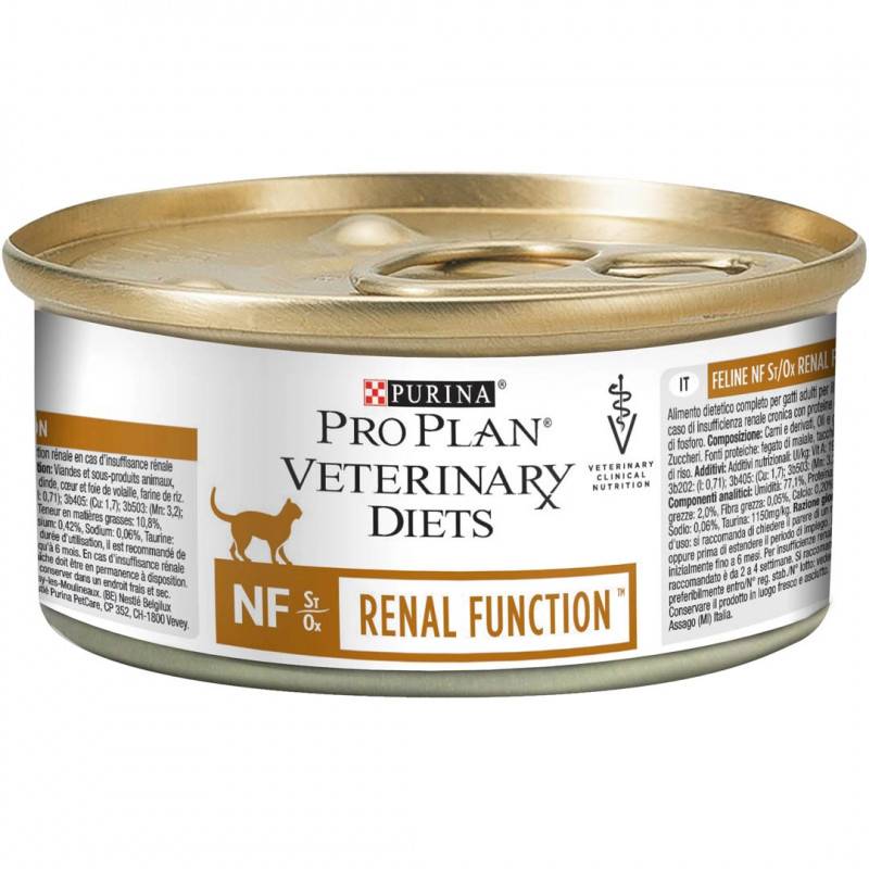 PATEE CHAT VETERINARY DIETS NF ST/OX RENAL FUNCTION (boite) - PROPLAN 24*195g