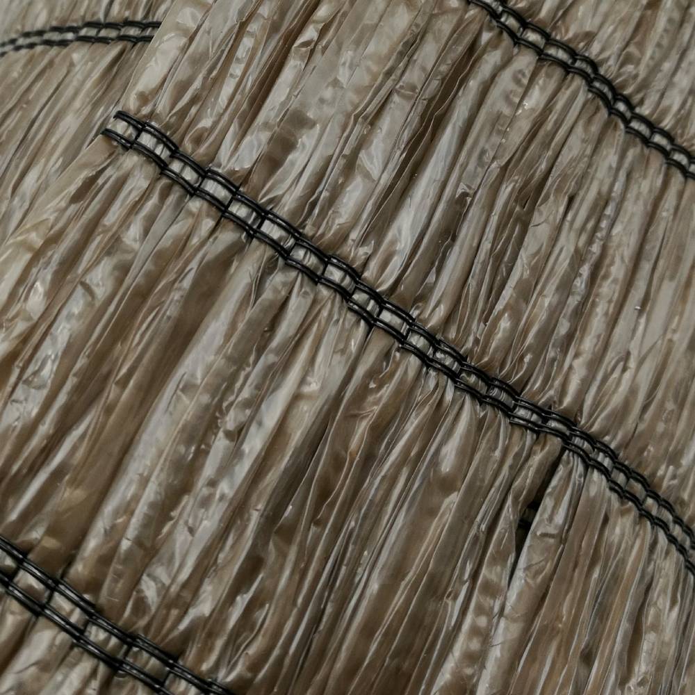 Brise vue synthétique - imitation paille - 230 g/m² 1.5 x 5 Marron - Image 4