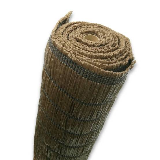 Brise vue synthétique - imitation paille - 230 g/m² 1.5 x 5 Marron - Image 3