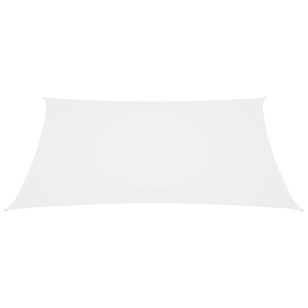 Helloshop26 - Voile d'ombrage parasol tissu oxford rectangulaire 2 x 2,5 m blanc - Image 2