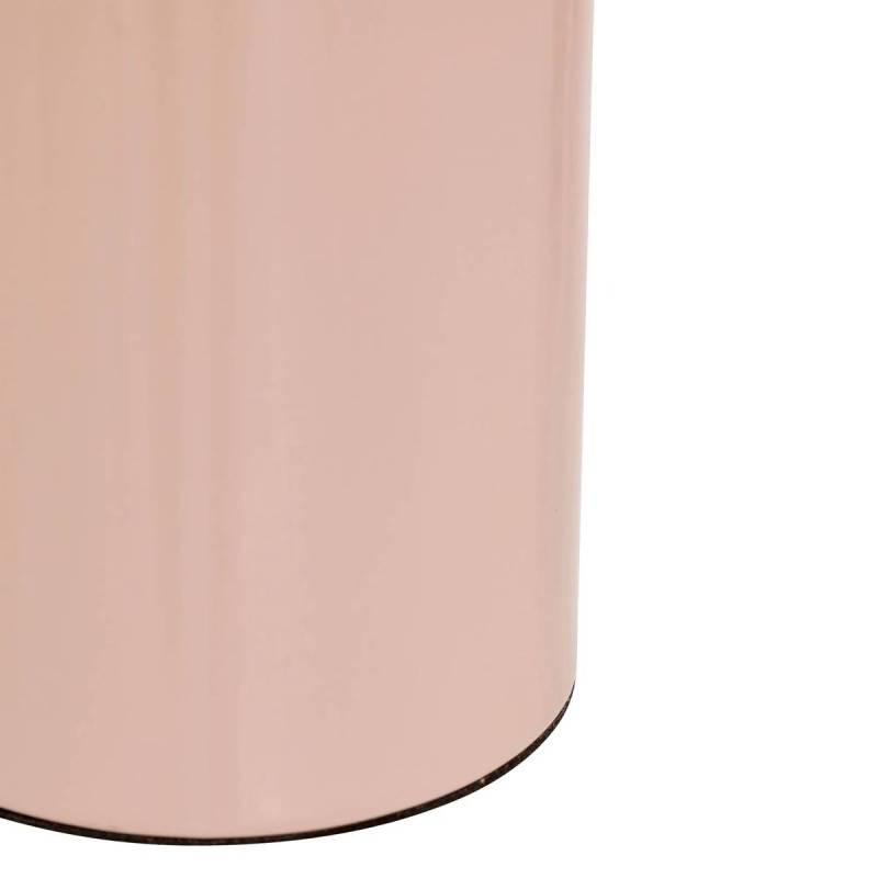 Lampe champignon H24,5 cm Lito métal rose pêche Atmosphera - Image 4