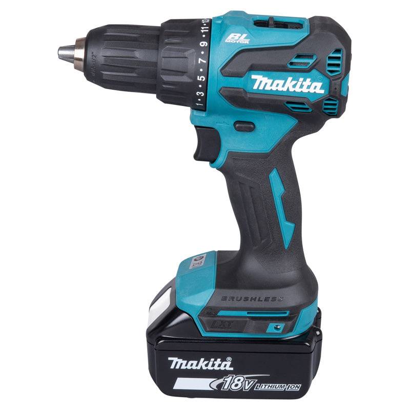 Makita - Perceuse visseuse percussion MAKITA DHP490WVX7 18V 2x2Ah et coffret access 70pcs Makita