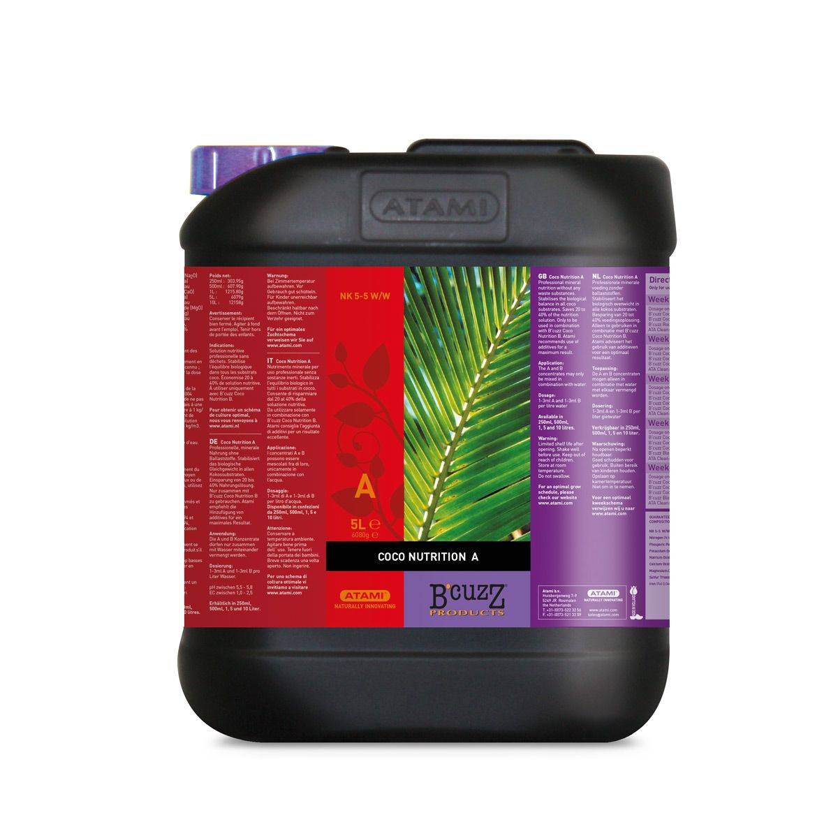 Engrais COCO Nutrition A - 5 litres - ATAMI