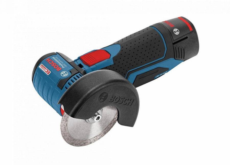 Bosch - Meuleuse BOSCH GWS 12-76 EC - 2 Batteries 12V 2.5Ah + chargeur + coffret + 2 Disques - 06019F2002