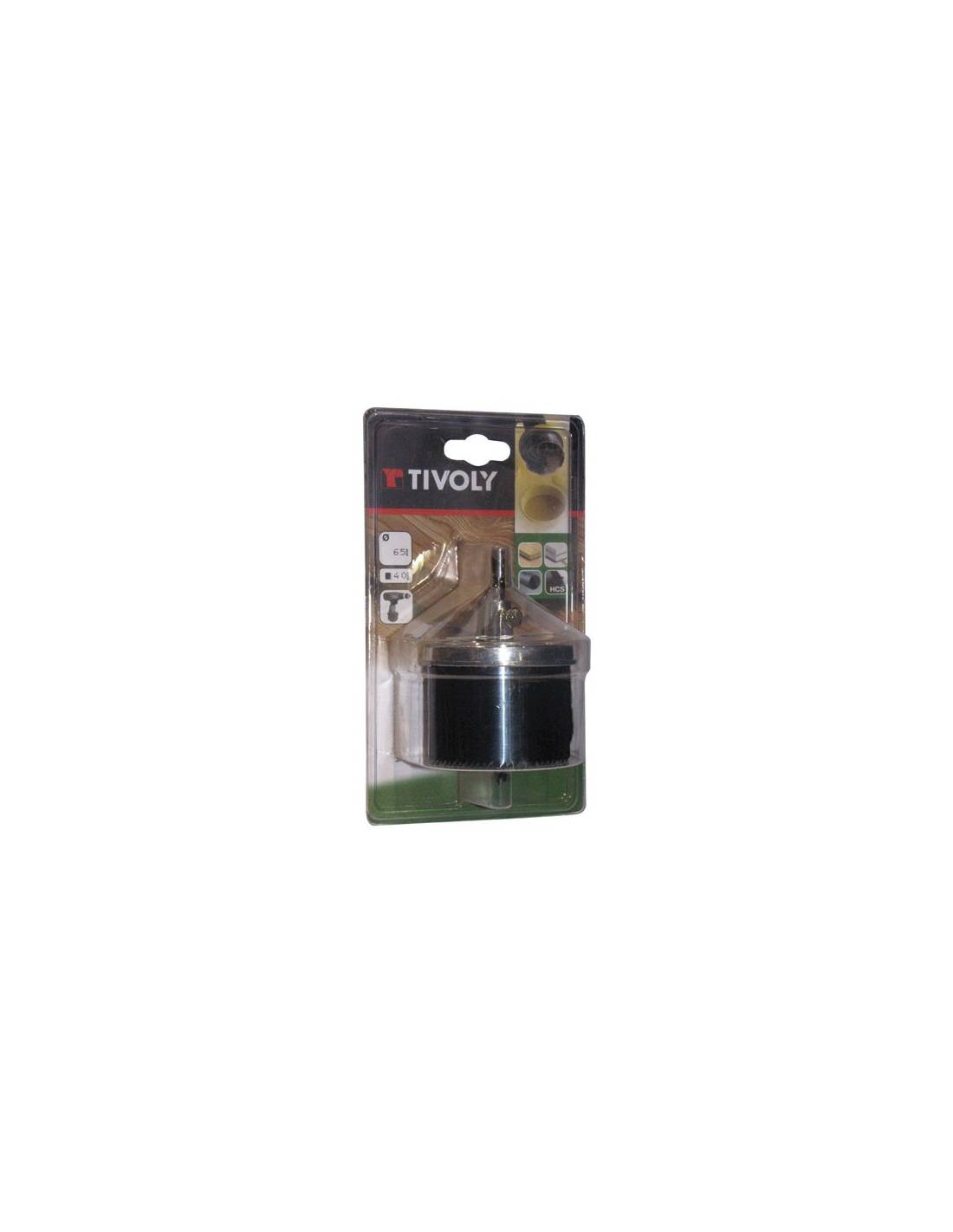 Tivoly - Scie Cloche Pour Bois Et Cloison Diam.65mm Prof.40mm Sc - Tivoly