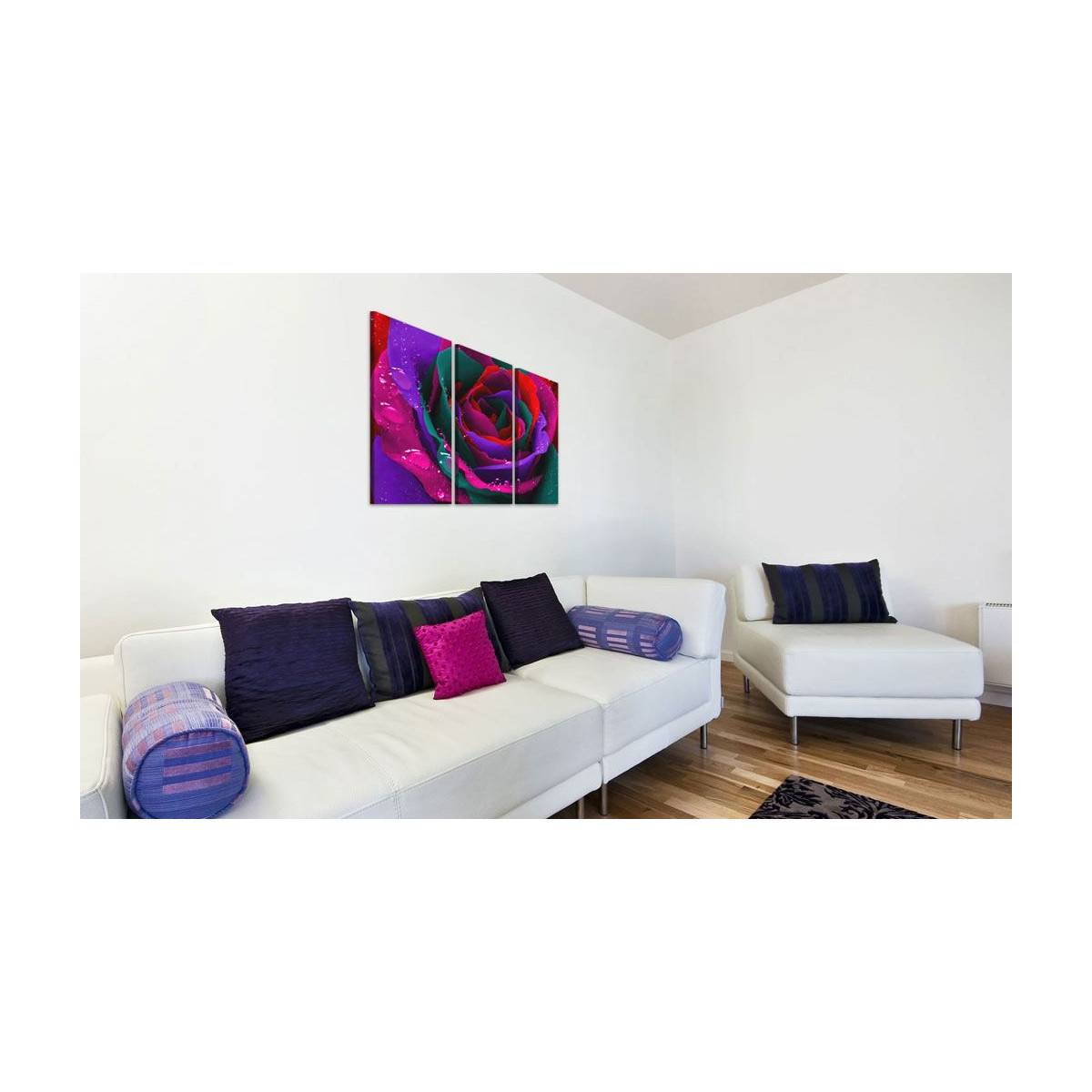 Tableau Imprimé "Rose Irisée" 40 x 60 cm - Image 2