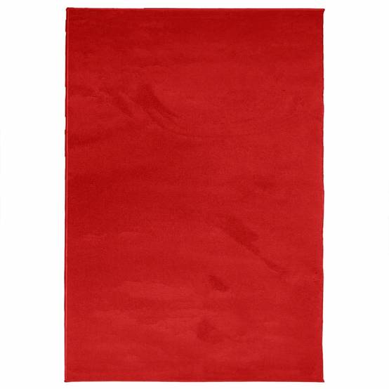 Grand TapisPolyester Poils Courts Moderne pour Salon Chambre Rouge 200x280 cm – ComfortXL Outdoor Living - Image 2