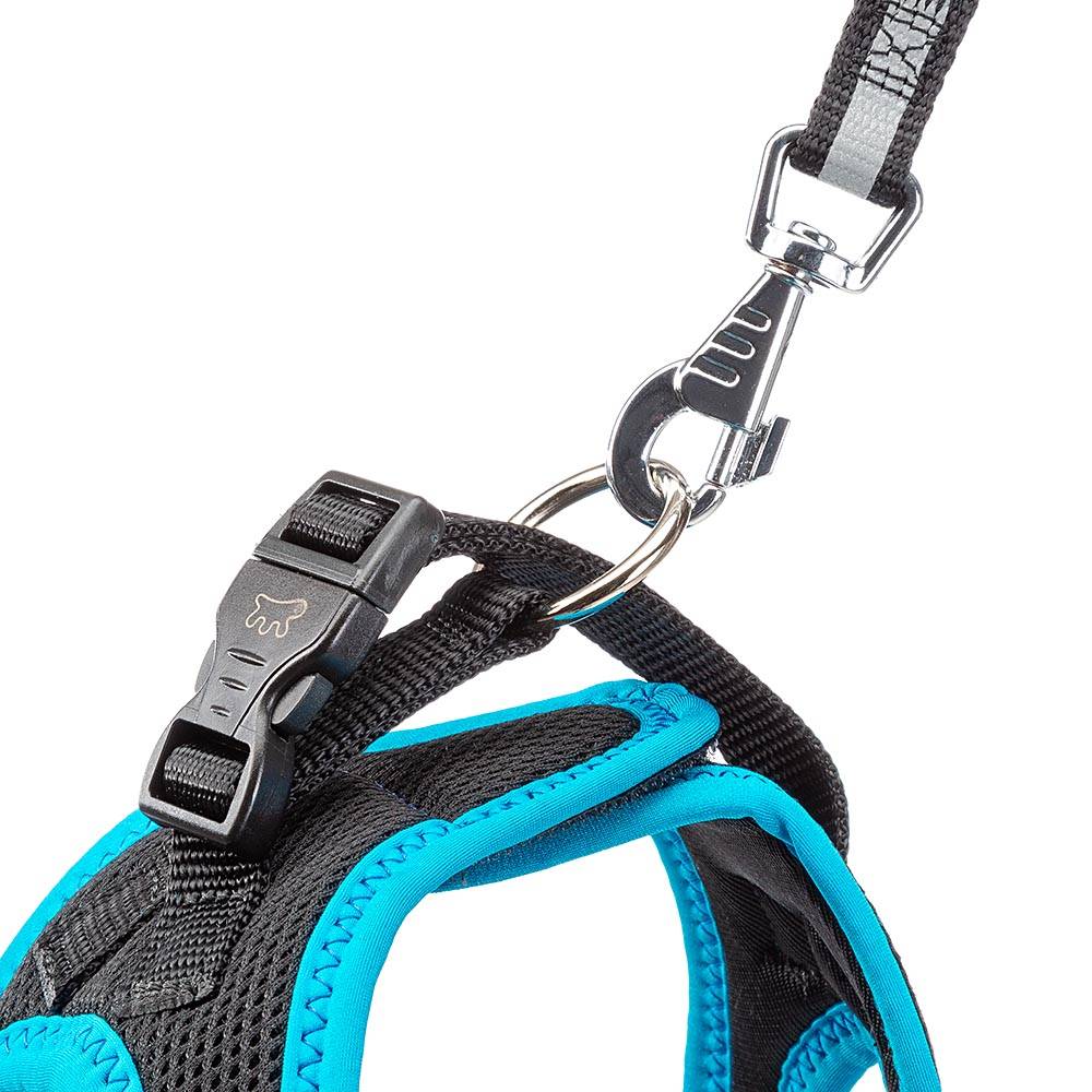 Ferplast - Ferplast Harnais Petit Chien KAORI XXS, Harnais pour chat respirant, rembourré et réglable, facile à porter, bords réfléchissants, poitrine 28-32 cm. - Image 3