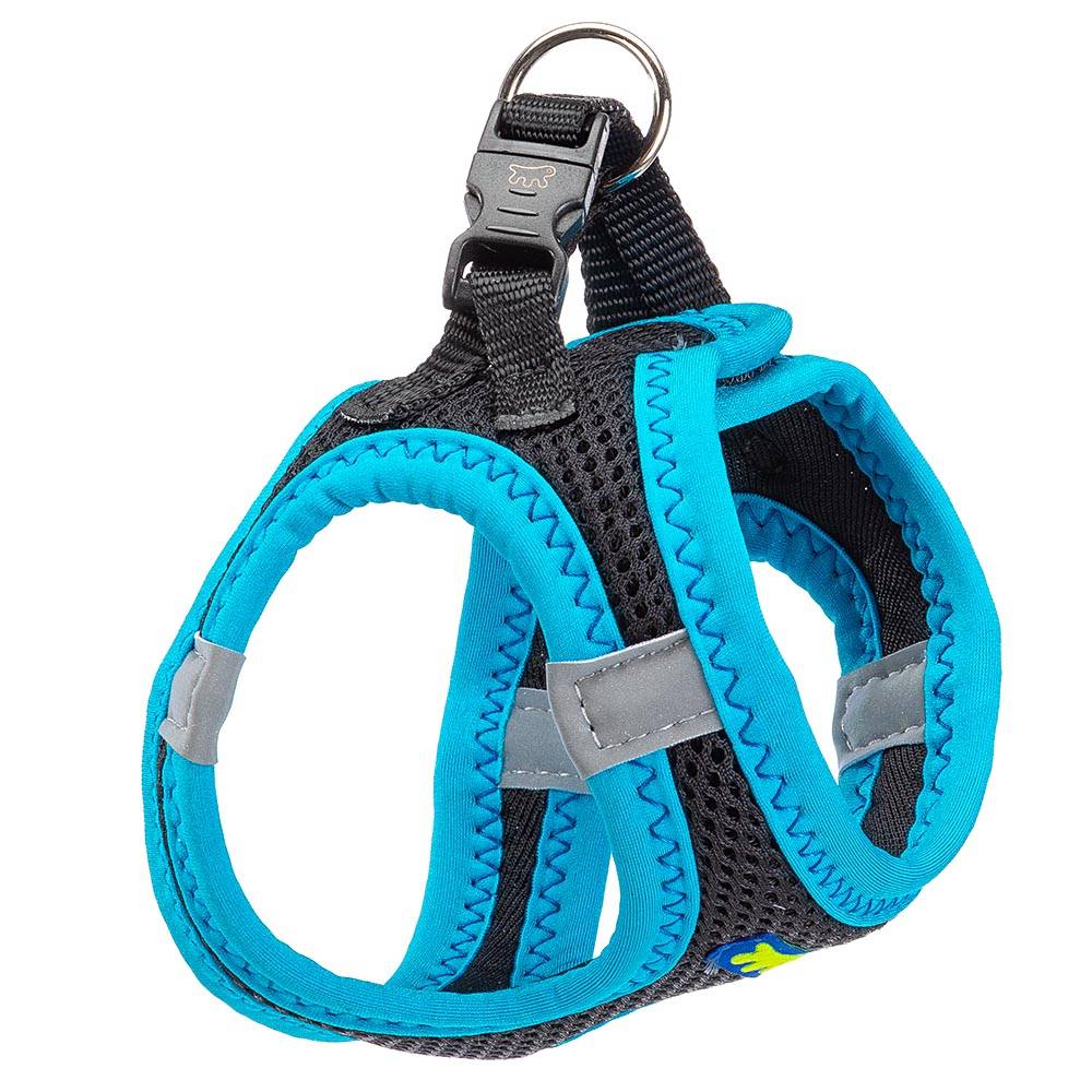 Ferplast - Ferplast Harnais Petit Chien KAORI XXS, Harnais pour chat respirant, rembourré et réglable, facile à porter, bords réfléchissants, poitrine 28-32 cm. - Image 1