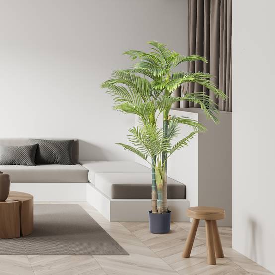Vevor - VEVOR Arbre Artificiel Palmier à Canne d'Or Plante Artificielle Déco 1030x1981mm - Image 8