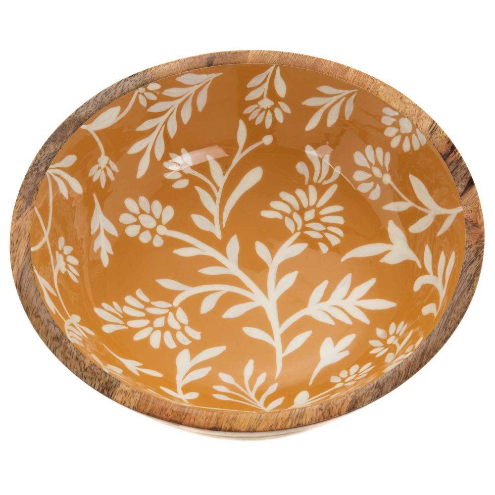 Amadeus - Saladier en bois de manguier 25 cm Capucine - Image 2