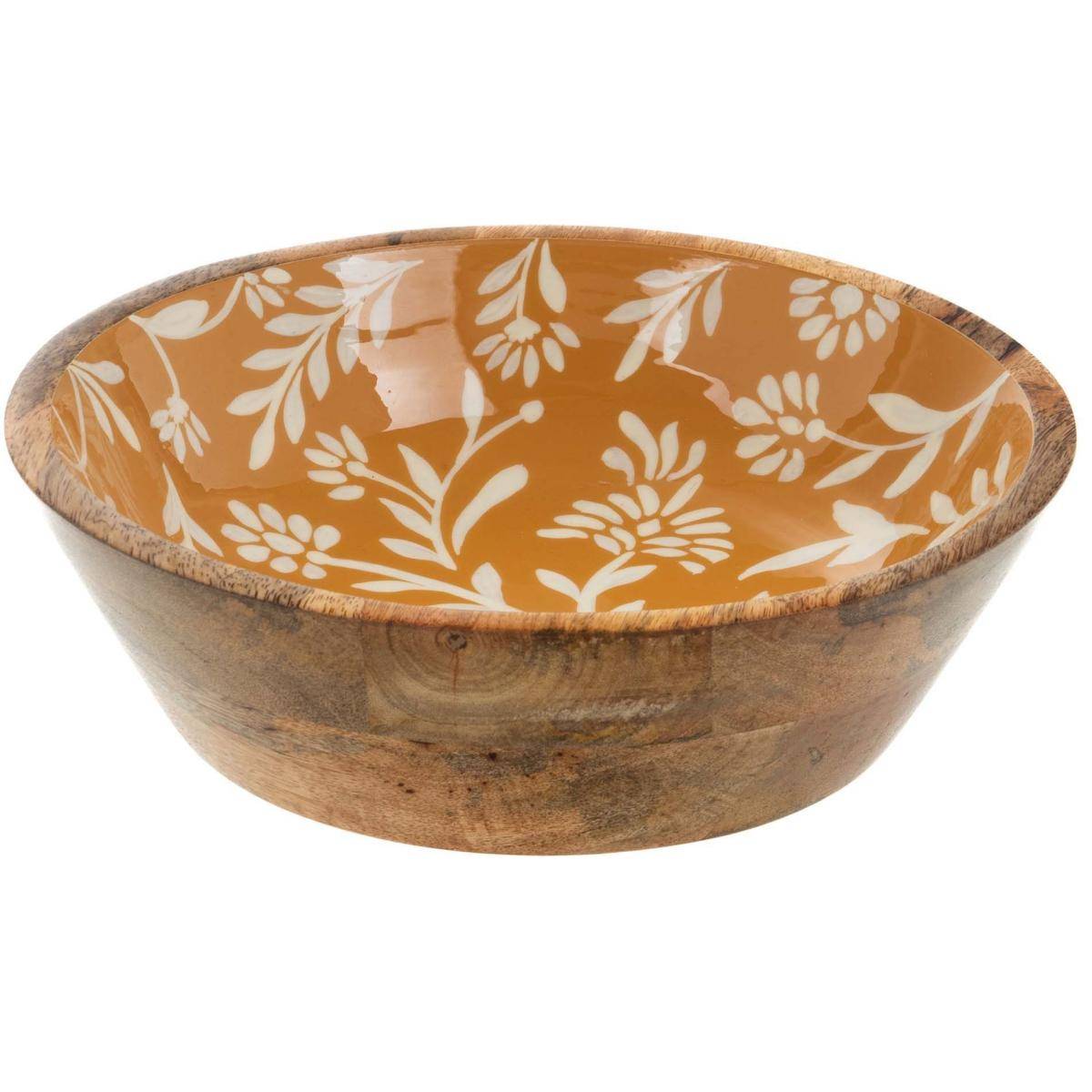 Amadeus - Saladier en bois de manguier 25 cm Capucine - Image 1