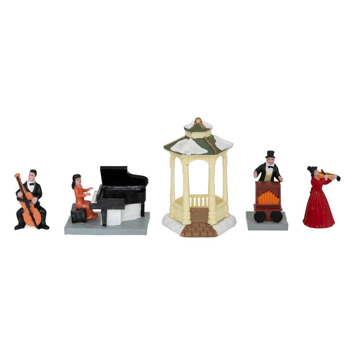 Fééric Lights & Christmas - Lot de 5 santons pour village musique - Feeric Lights & Christmas - Image 1