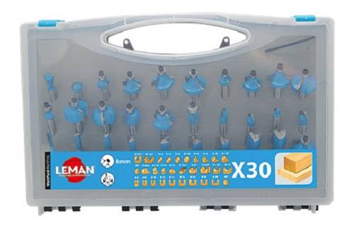 Coffret de 30 mèches de défonceuse DEF.428.30 - LEMAN - 428.700.30 - Image 1