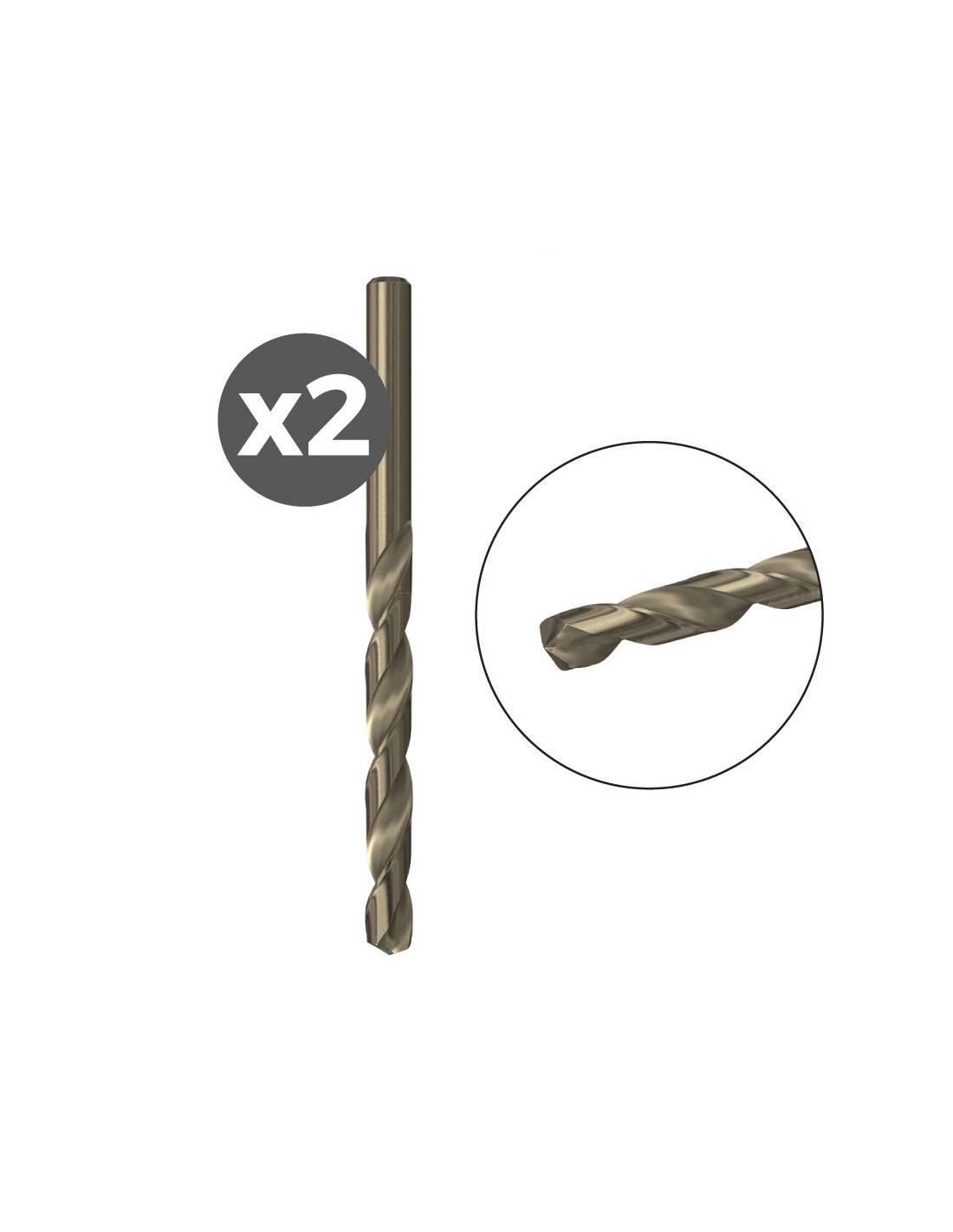Fischer - Forets Métal Hss-co 2.5mm Perçage Métal Cobalt Haute Performance - Fischer - Image 1