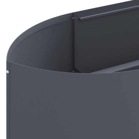 ComfortXL - Jardinière rectangulaire acier potager urbain bord bateau 300x40x40cm anthracite - ComfortXL Outdoor Living - Image 6