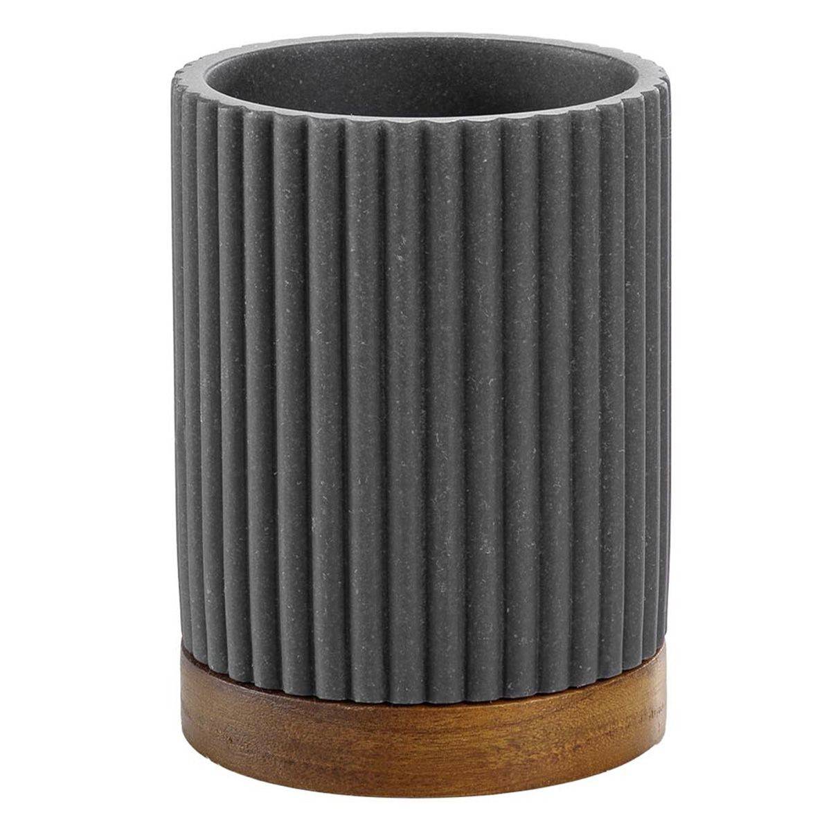 Gobelet Brosse à Dents "Niagara" 10cm Anthracite - Image 1