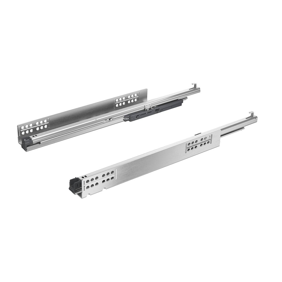 Coulisse à sortie totale Quadro V6 YOU M (30 kg) avec Silent System, compatible avec push to open silent, 600 mm, gauche et droit - HETTICHE - 9256896 - Image 1