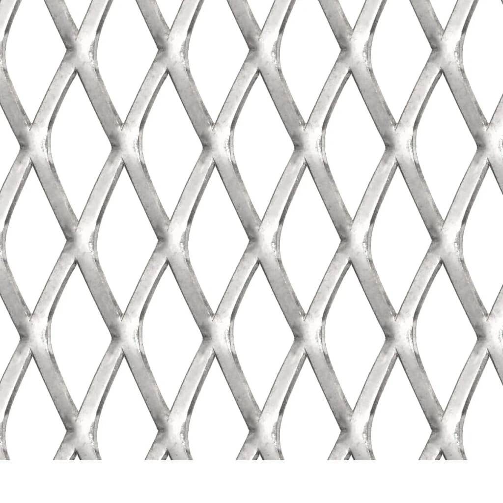 Grillage de jardin - Clôture à treillis - Treillis de jardin Acier inox 100x85 cm 45x20x4 mm - Image 3