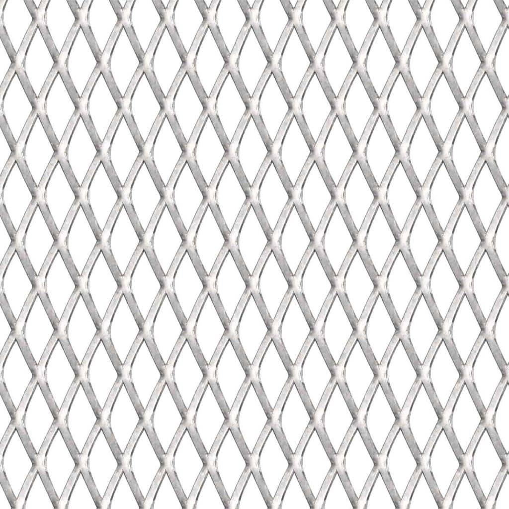 Grillage de jardin - Clôture à treillis - Treillis de jardin Acier inox 100x85 cm 45x20x4 mm - Image 1