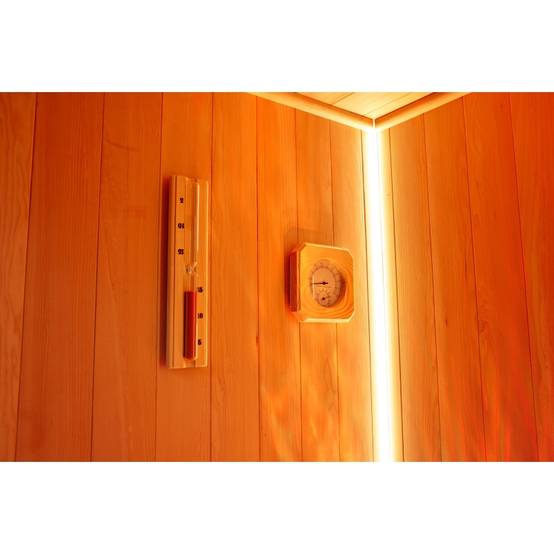 Sauna traditionnel Boreal® CELEST 120 - 1 à 2 places - 120x120x190 cm - Image 9