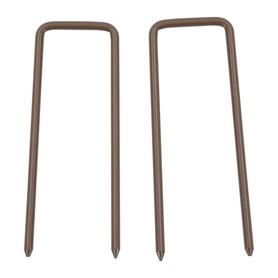 Barrière Extensible Aluminium Jardin Terrasse Séparation 35-300cm Marron - ComfortXL Outdoor Living - Image 8