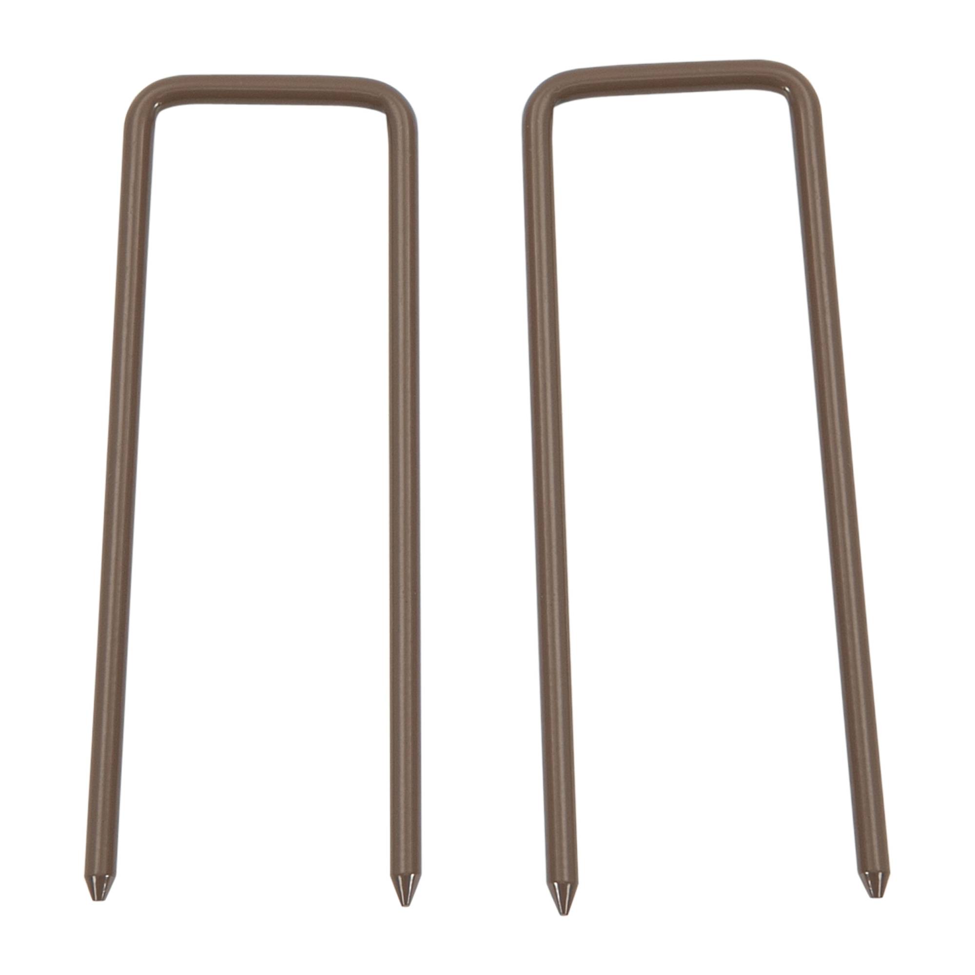 Barrière Extensible Aluminium Jardin Terrasse Séparation 35-300cm Marron - ComfortXL Outdoor Living - Image 8