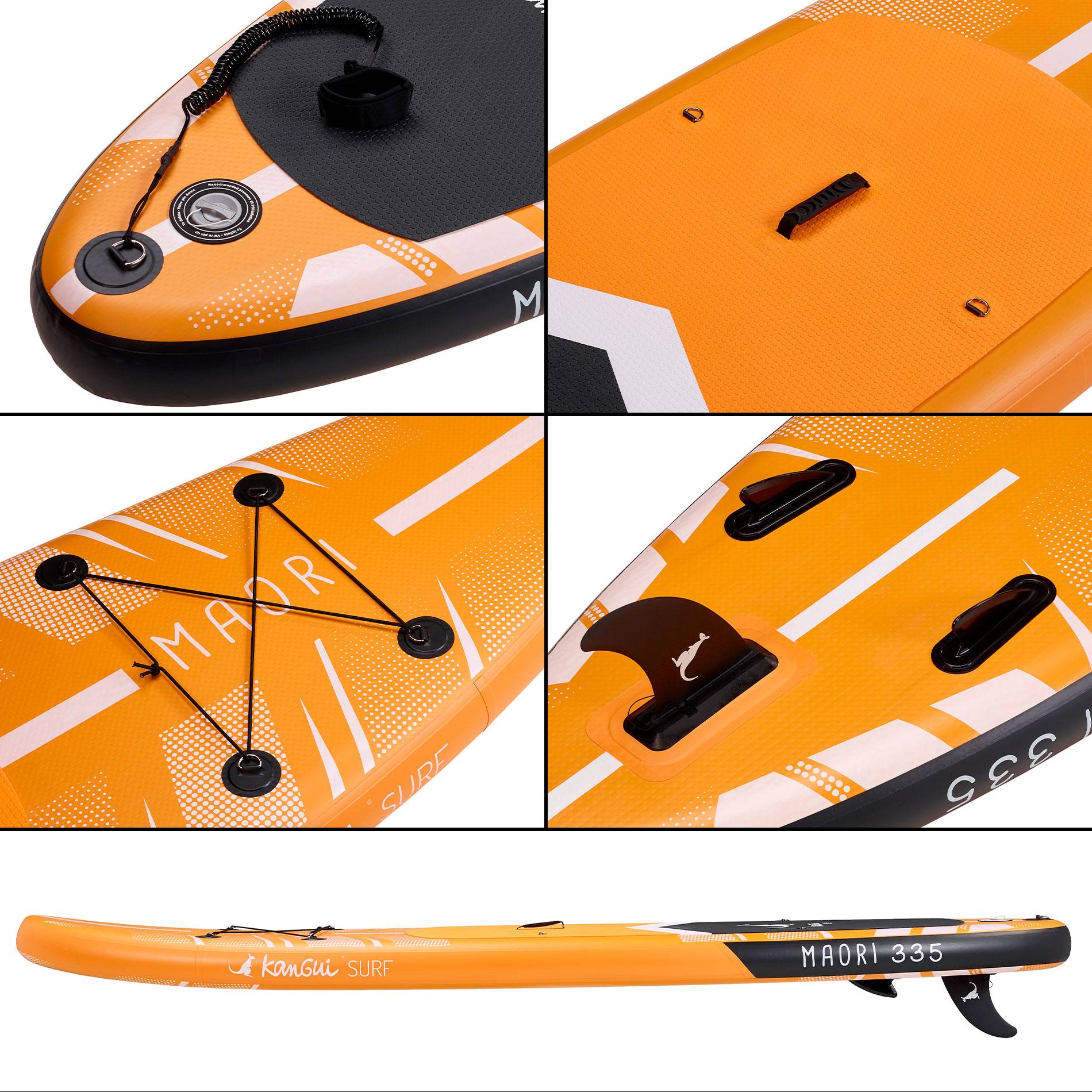 Kangui - KANGUI Stand up paddle gonflable SUP avec siege kayak, 335cm - MAORI - Image 2