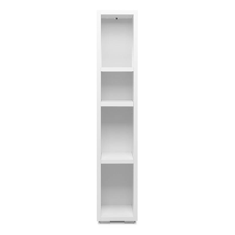 Etagère étroite 4 niches blanc - Image 3