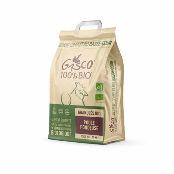 Gasco - Granulés Bio Cot&Co Gasco pour poule pondeuse Sac 10 kg