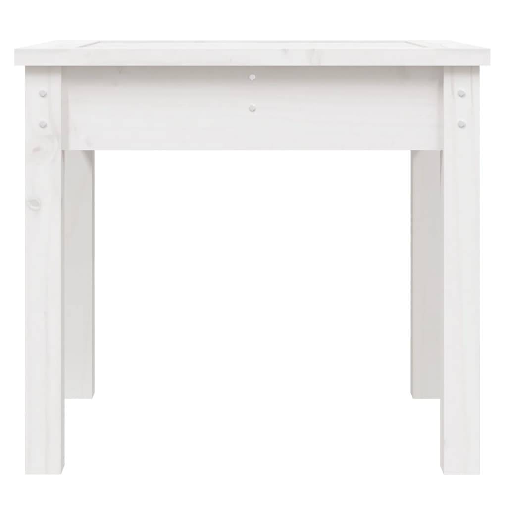 Vidaxl - Banc de jardin blanc 50x44x45 cm bois massif de pin vidaXL 823991 - Image 8