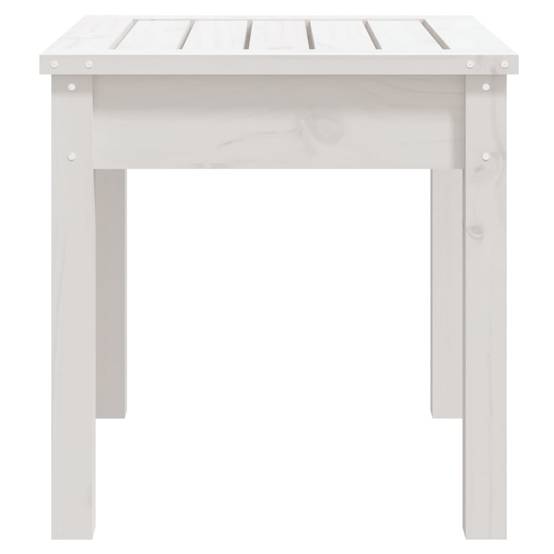 Vidaxl - Banc de jardin blanc 50x44x45 cm bois massif de pin vidaXL 823991 - Image 6