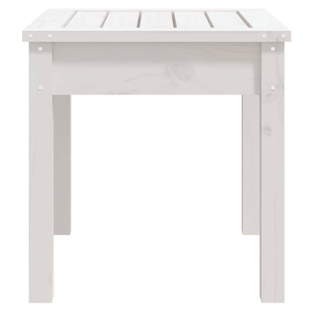 Vidaxl - Banc de jardin blanc 50x44x45 cm bois massif de pin vidaXL 823991 - Image 6