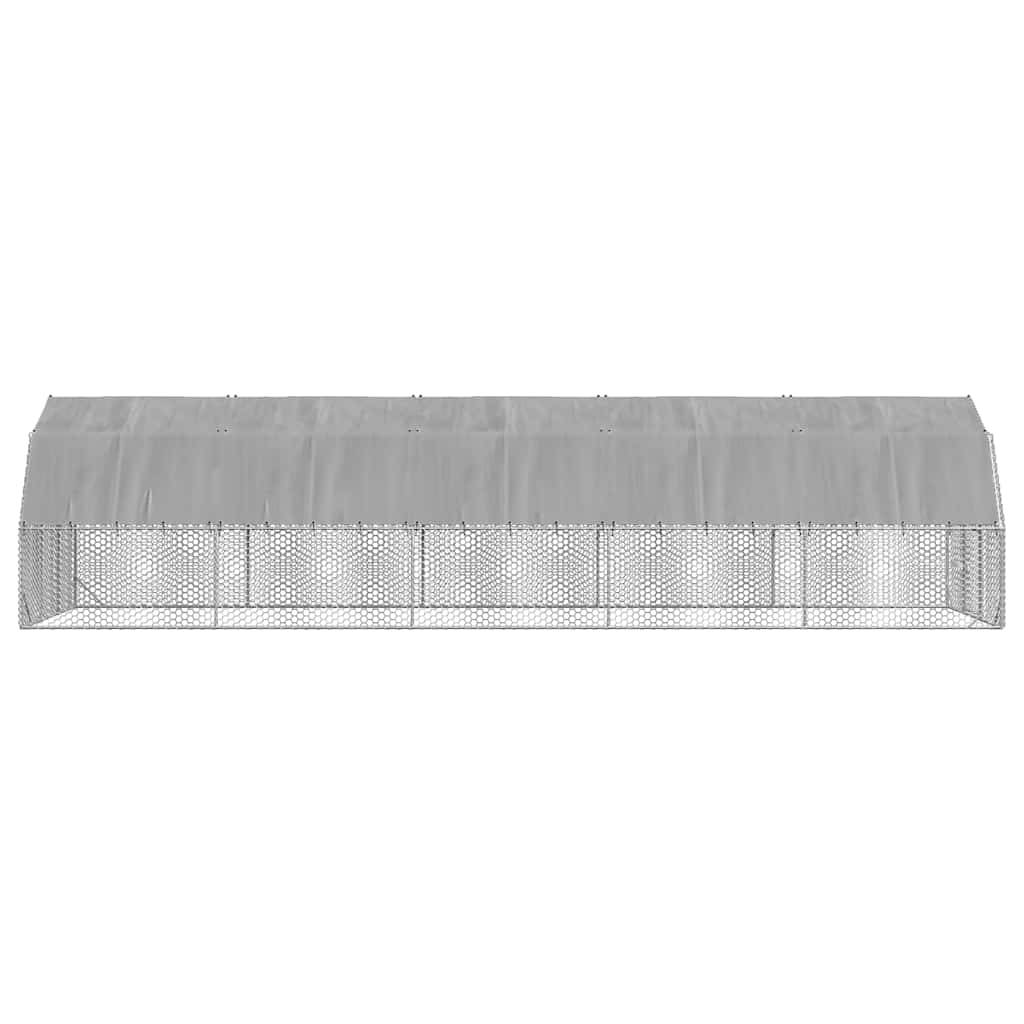 Poulailler acier argent  2,5 x 10 x 2,25 m  - Prolenta premium p3443.8 - Image 4