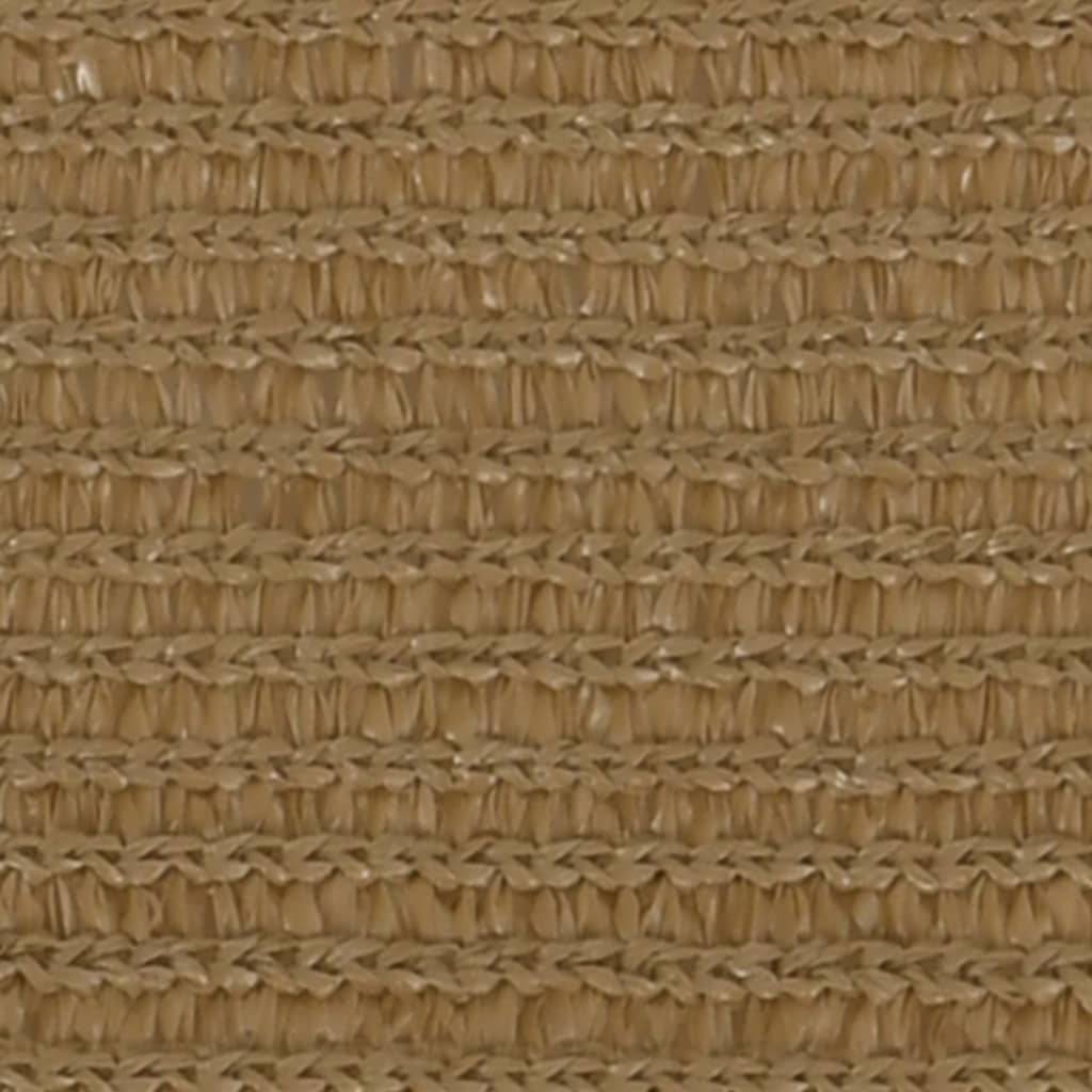 Helloshop26 - Voile toile d'ombrage parasol 160 g/m² PEHD 4 x 4 x 4 m taupe - Image 2