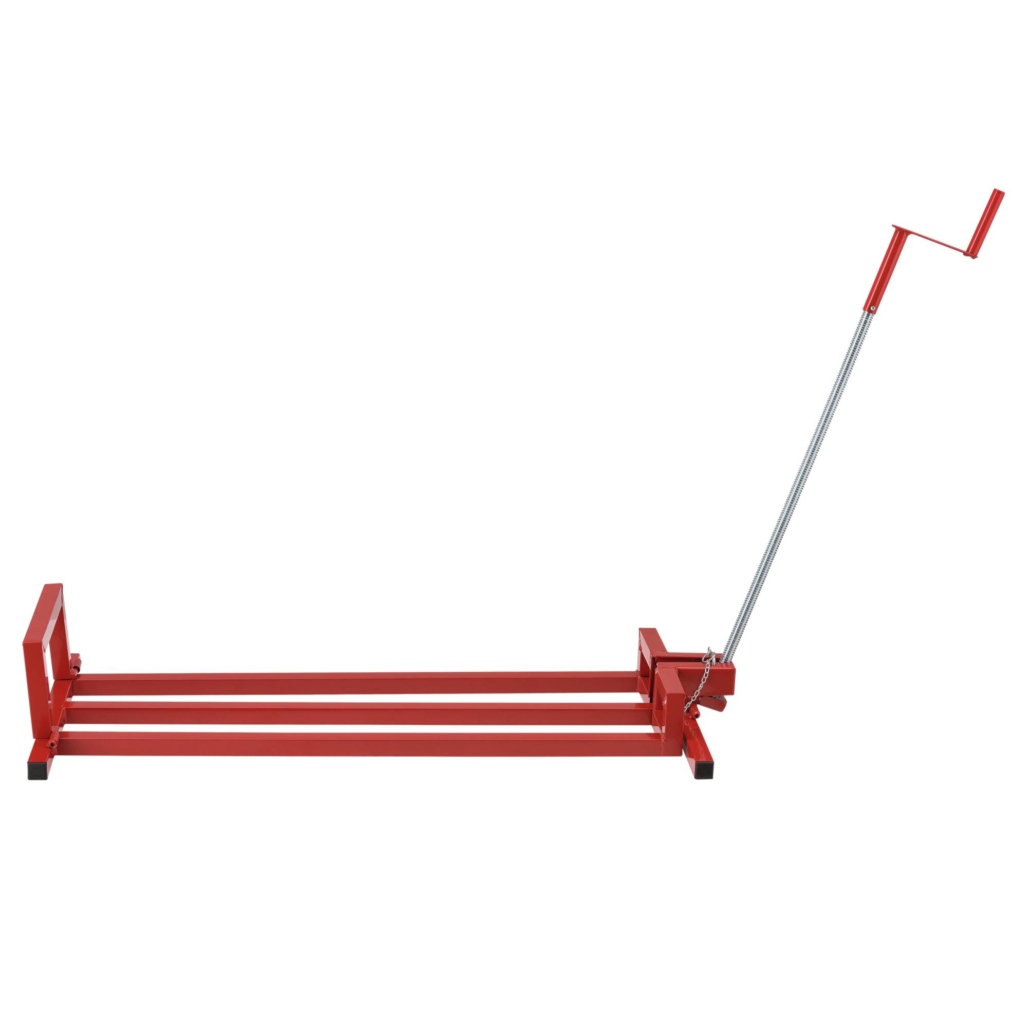 Pro.Tec - Lève-Tondeuse avec Manivelle Capacité de Charge Jusqu'à 400 kg Acier Rouge [pro.tec] - Image 5