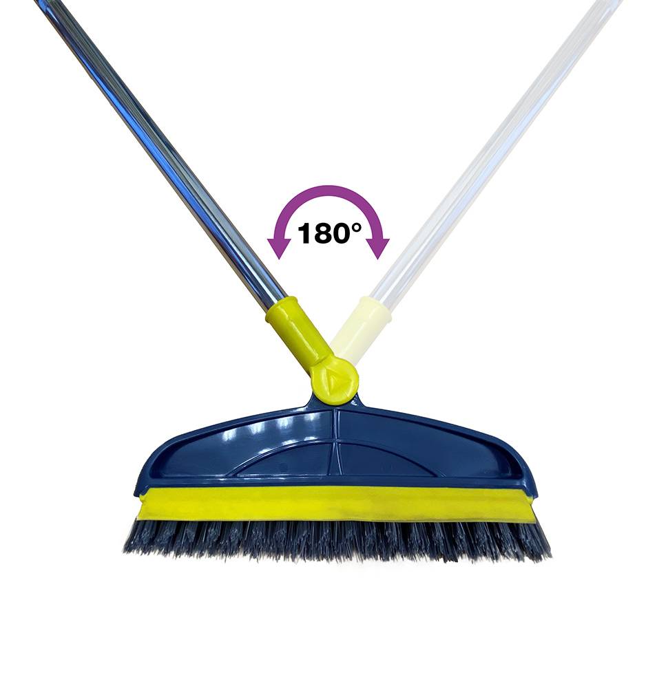 Brosse à récurer avec manche et raclette - Image 2