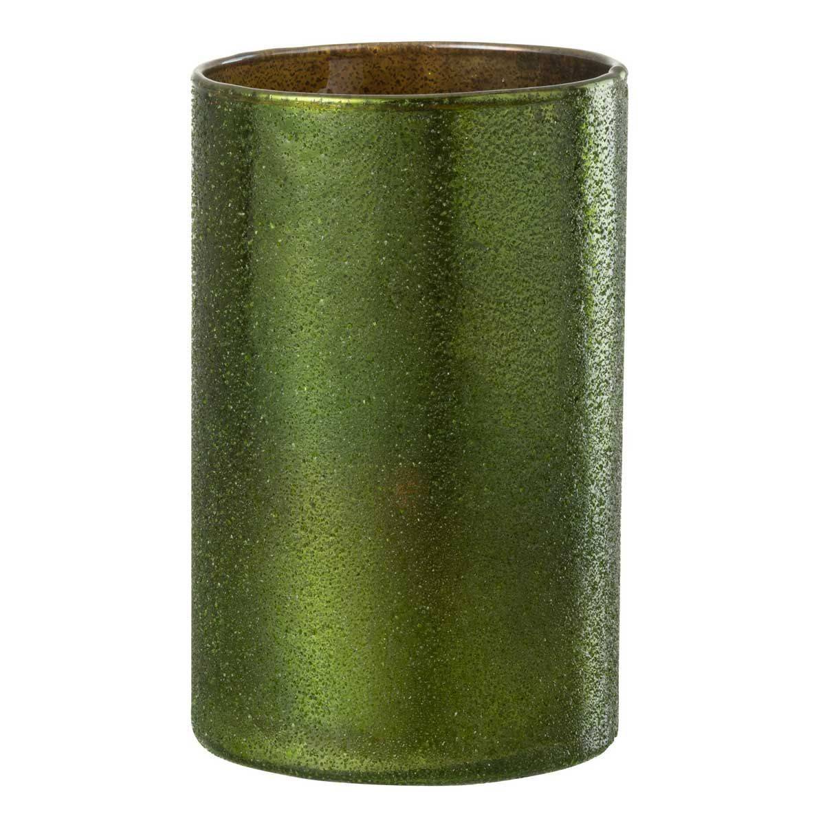 Photophore Miroir en Verre "Anton" 12cm Vert - Image 1