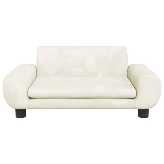 Vidaxl - Lit pour chien crème 70x45x33 cm velours vidaXL 171994 - Image 8