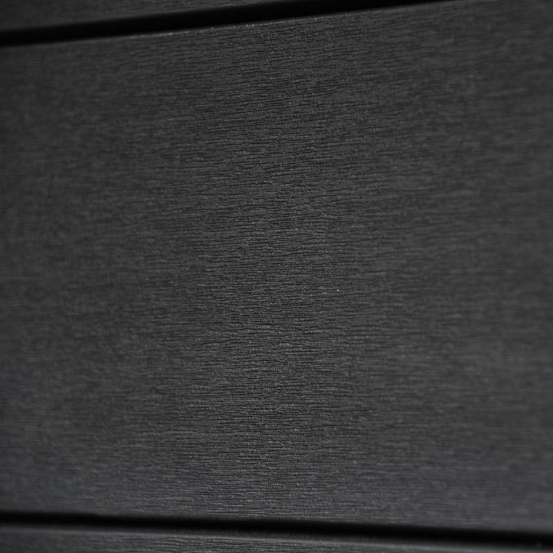 Abri de jardin 14,75m² en bois composite anthracite avec toit PVC Woodlife Garden - Image 6